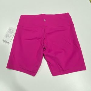 Lululemon Wunder Train High Rise Short 8" Ripened Raspberry RIPR Women’s Sz 14